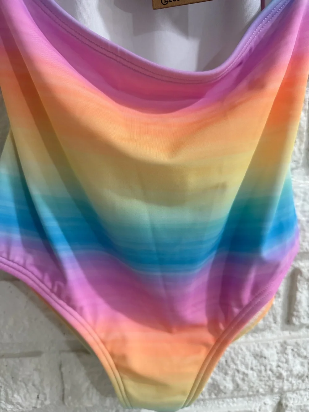 Billabong Vista Dreamin Rainbow Cutout One-Piece Kids Swimsuit - Multi